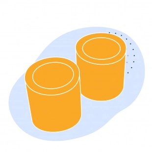 Капролоновая втулка 190х1400 мм кремовая ПА 6