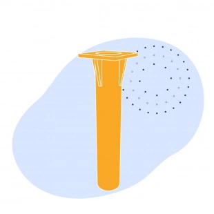 Закладная деталь фундамента ЗДФ-0.219-2.0 ОГКф-10.0(2)