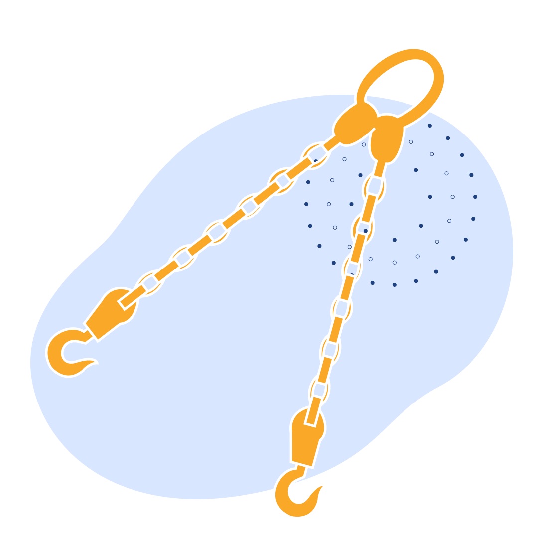 Строп цепной 2сц 2 м 2.8 т