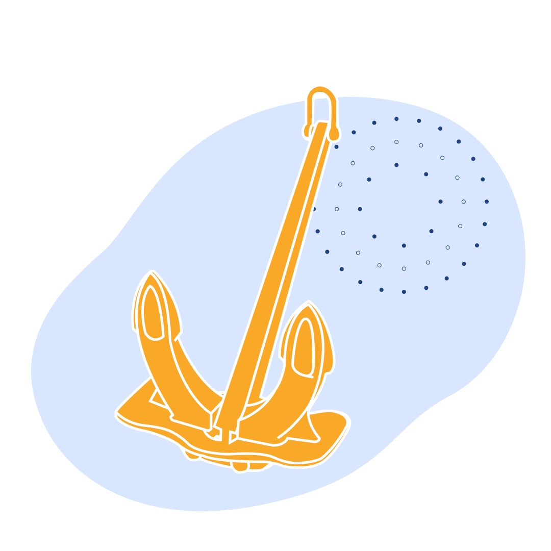 Якорь адмиралтейский 300 кг ГОСТ 760-74