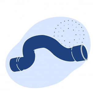 Медный обвод двухраструбный 34 мм М1р ГОСТ 32590-2013