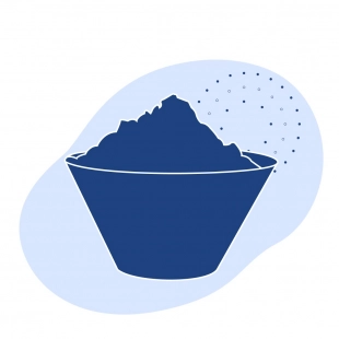 Крахмал модифицированный кукурузный крахмал горячего набухания Е1450 GranStarch MH