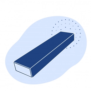 Оцинкованная прямоугольная труба 140х120х9 мм ст10 ГОСТ 8645-68