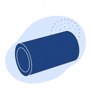 Полиэтиленовая газовая труба 200х11.9 мм SDR 17 ПЭ 80 желтая