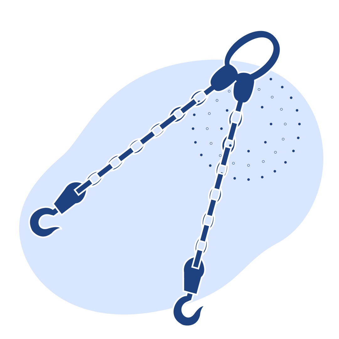 Строп цепной 2сц 2 м 2.8 т
